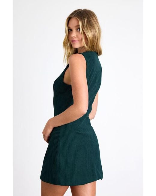 Lulus Kala Corduroy Button-Front Mini Dress in Green | Lyst Lulus Kala Corduroy Button-Front Mini Dress in Green | Lyst