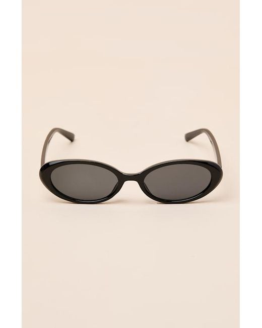 Lulus Natural Finn Round Sunglasses