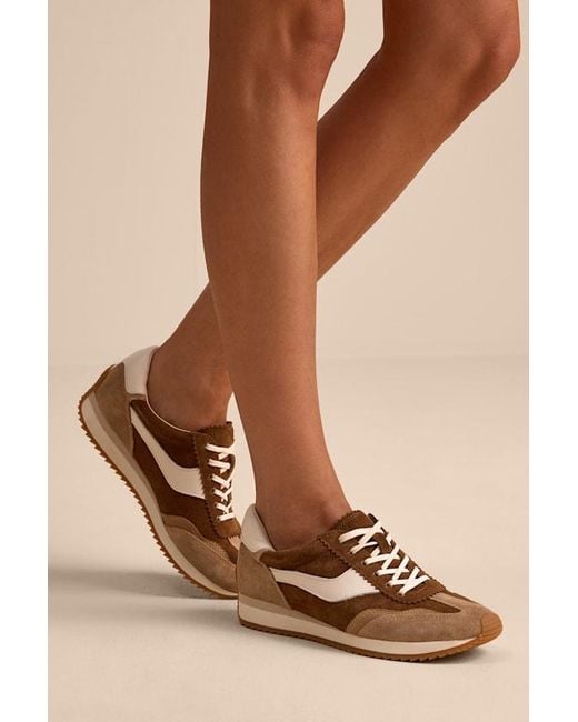 Dolce Vita Natural B.Ntcd Multi Suede Leather Sneakers
