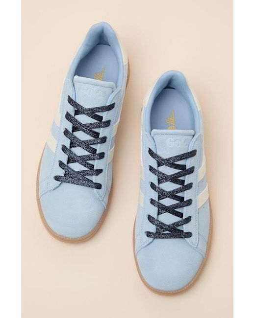Gola Natural Aztec Air And Off Suede Leather Lace-Up Sneakers