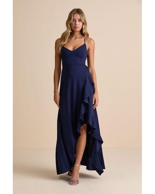 satin lulus sweetest thing maxi dress