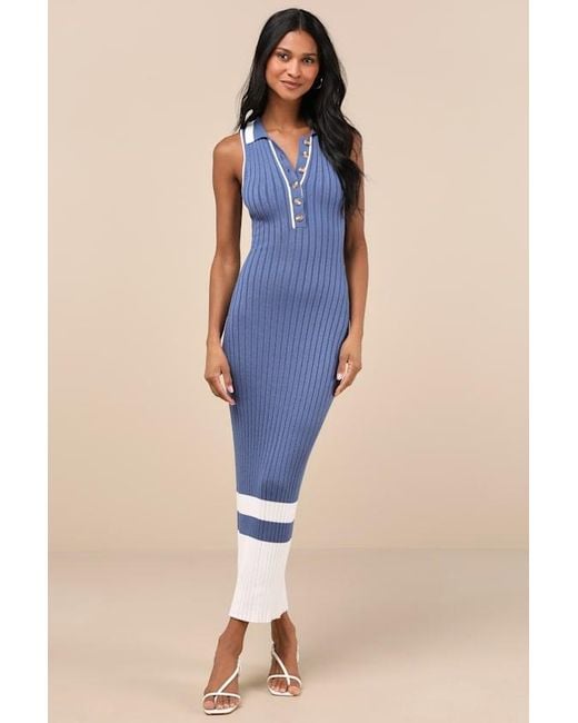 knee length dresses for ladies Succubus Clothing Hailey Denim Pinafore Flare Dress Navy main image 0