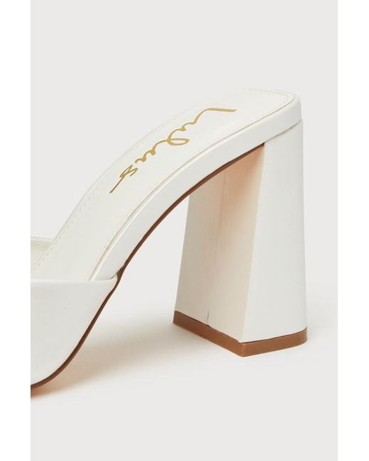 Lulus Brown Preslie Satin High Heel Slide Sandals