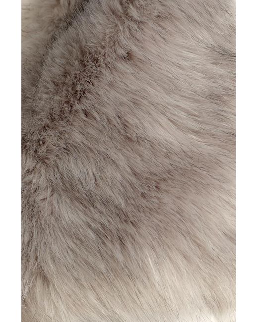 Lulus Gray Never-Ending Elegance Faux Fur Stole