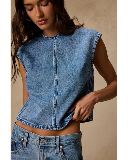 Levi's Blue Denim Medium Wash Tee