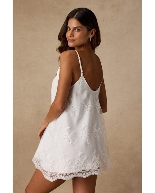 Lulus Natural Kimora Embroidered Lingerie Slip