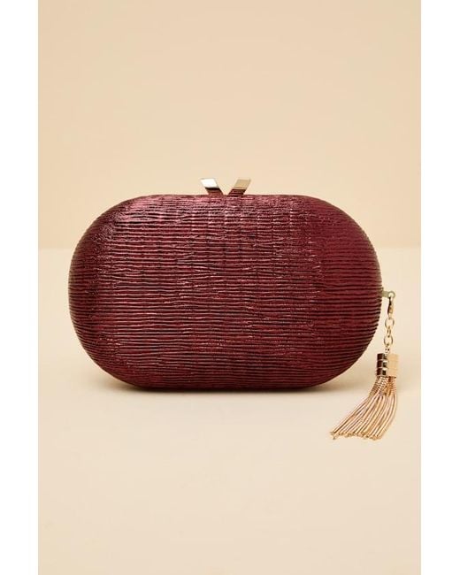 Lulus Sansone Textured Clutch