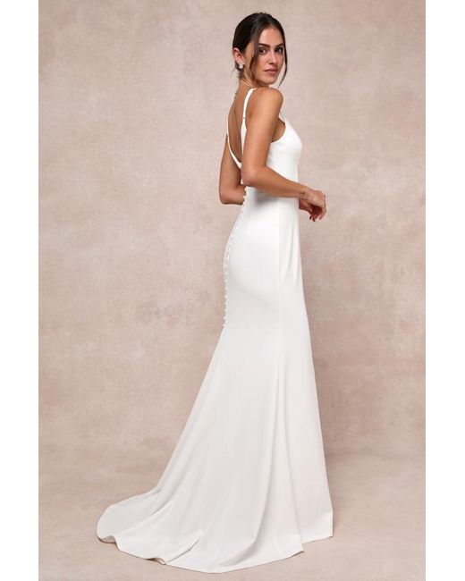 Lulus Natural Feeling Of Forever Sleeveless Mermaid Maxi Dress