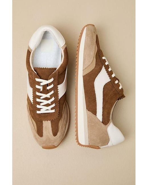 Dolce Vita Natural B.Ntcd Multi Suede Leather Sneakers