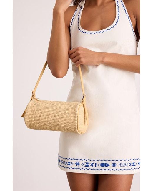 Lulus Natural Meri Raffia Shoulder Bag