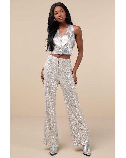 levi sequin top