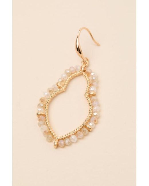 Lulus Black Nevett Beaded Statement Earrings