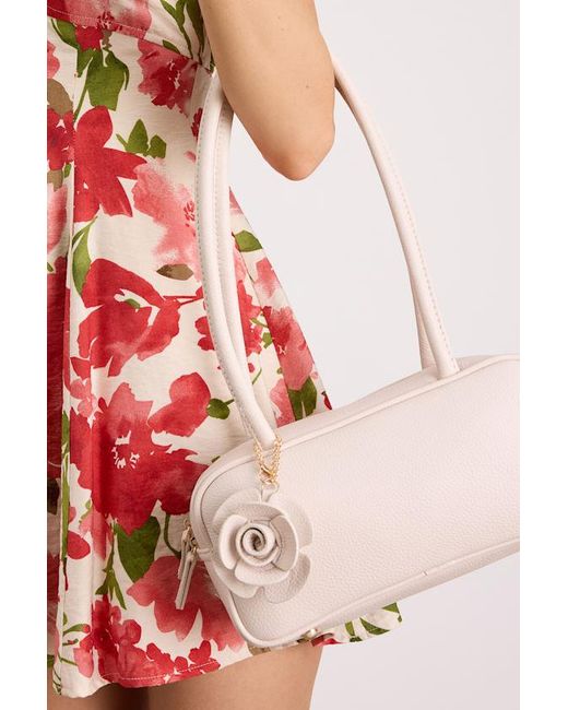Lulus Natural Judy East-West Shoulder Bag