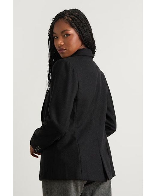 Lulus Black Sophisticated Chic Tweed Blazer