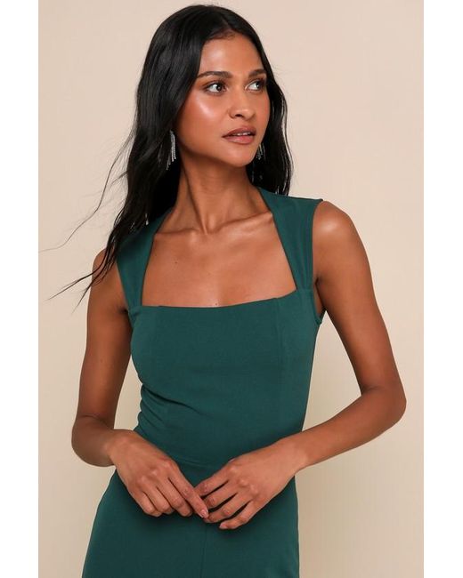 Lulus Blue Enticing Endeavors Jumpsuit