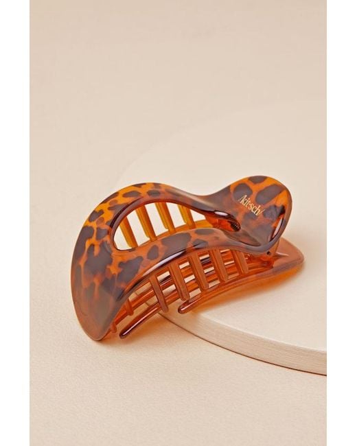 Kitsch Orange Flat Tortoiseshell Cloud Clip