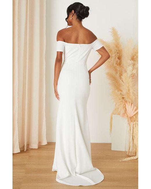 Lulus Natural Loveliest Aura Off-The-Shoulder Mermaid Maxi Dress