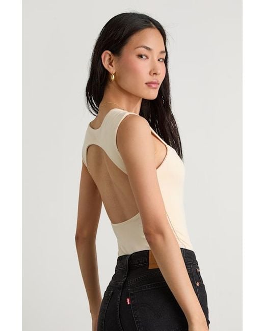 Lulus Black Brayden Square Neck Bodysuit