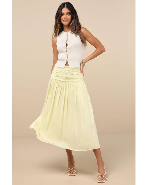 Lulus Natural Conceptually Chic Ribbed Knit Button-Front Tank Top