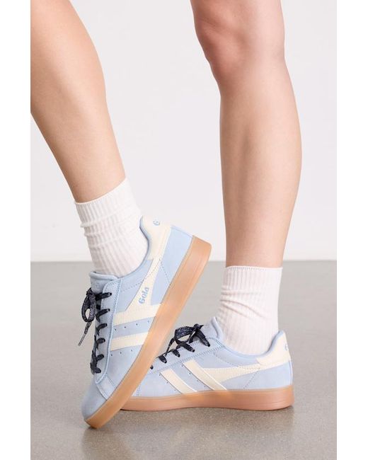Gola Natural Aztec Air And Off Suede Leather Lace-Up Sneakers