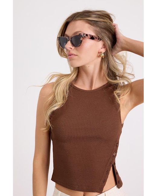 Lulus Brown Mystique Tortoiseshell Cat-Eye Sunglasses