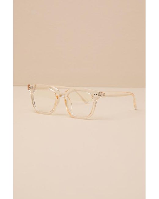 Lulus Brown Hutton Light Light Glasses