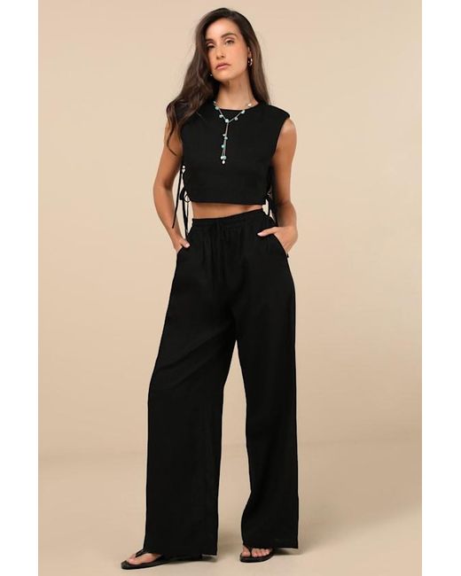 Lulus Blue Irida Drawstring Pants