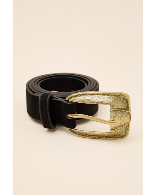Lulus Natural Lilla Suede Belt