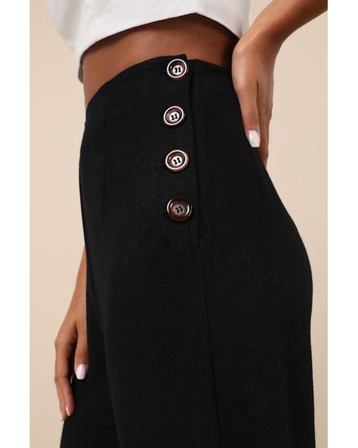 Lulus Natural Noteworthy Wide-Leg Pants