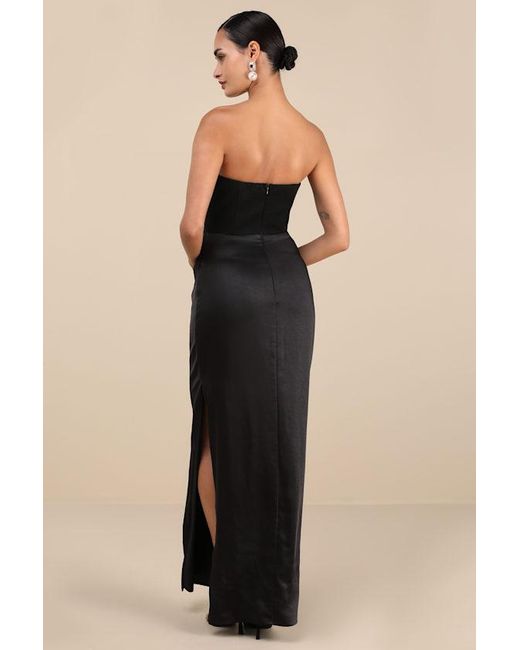 brown dress strapless Horizon Strapless Textured Midi Dress Chocolate