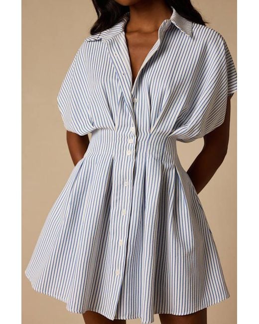 Lulus Multicolor Lisha Striped Collared Mini Dress