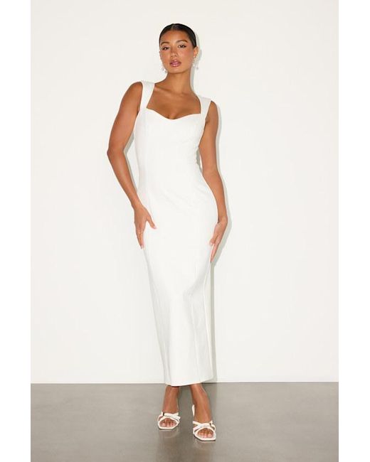 knee length dresses for ladies New Lulus Graceful White Floral Jacquard Halter Elegant Midi Dress – East  Coast Bella Boutique
