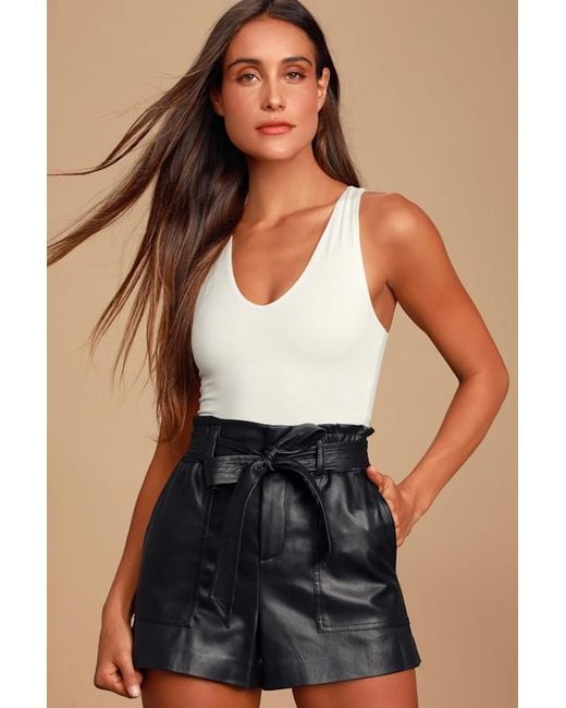 Lulus Basics White Feel Like Dancing Crop Top