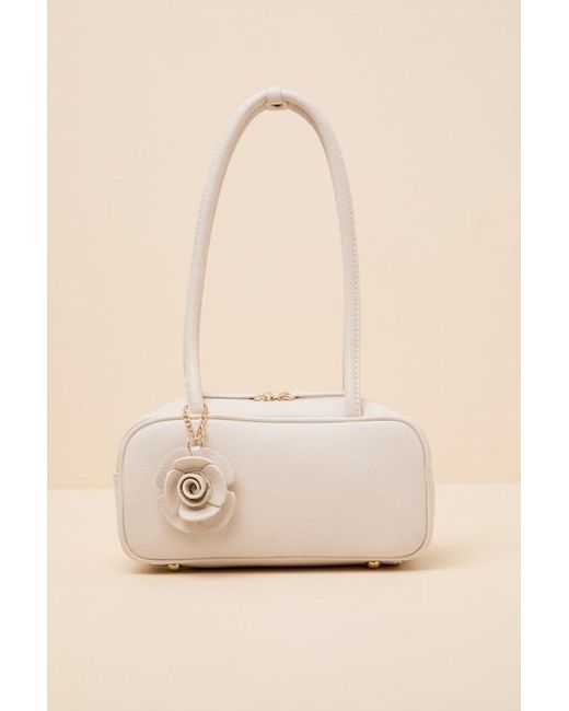 Lulus Natural Judy East-West Shoulder Bag