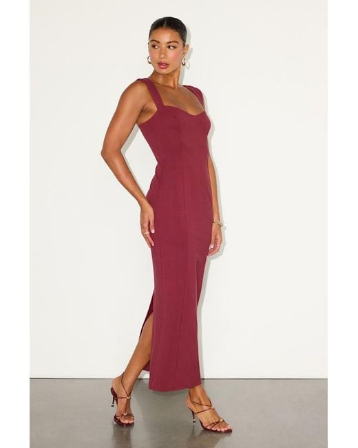 neck bodycon dress Rihoas Sweetheart Sleeveless Color Block Tiered Ruffle Hem Trumpet Maxi Dress, Black / XL Size Chart XS S ivory flower girl dresses Height with heels:5'11