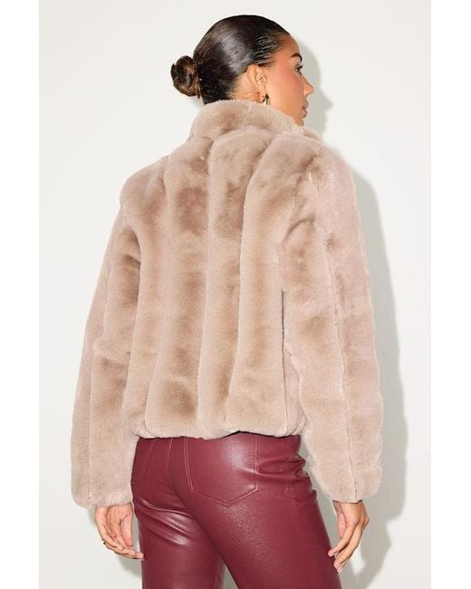 Lulus Gray A Chic Classic Faux Fur Coat