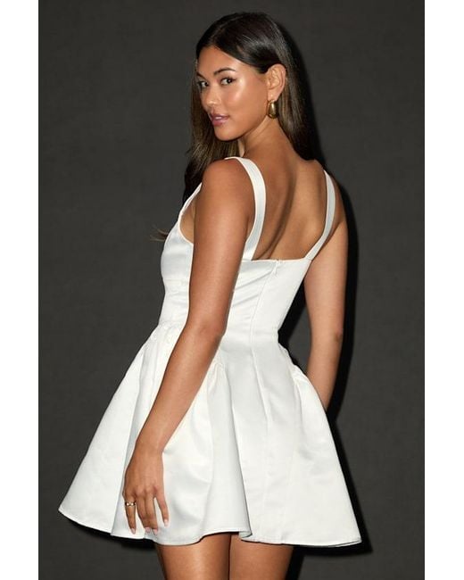 Lulus Black Adorable Promise Satin Sleeveless Mini Dress