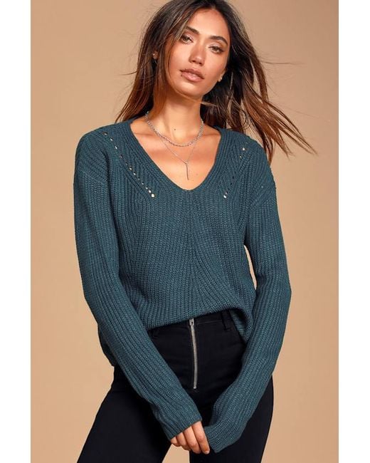 Lulus Gray Halifax Knit Sweater