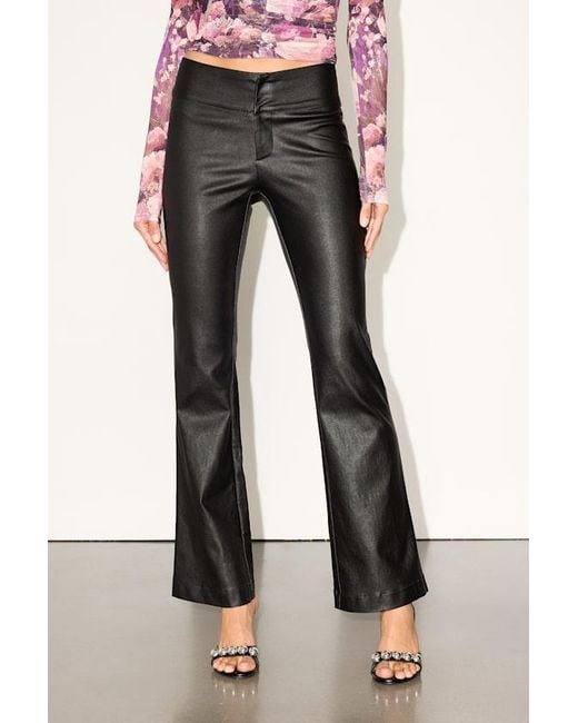 Lulus Pink Hanson Coated Low-Rise Bootcut Pants