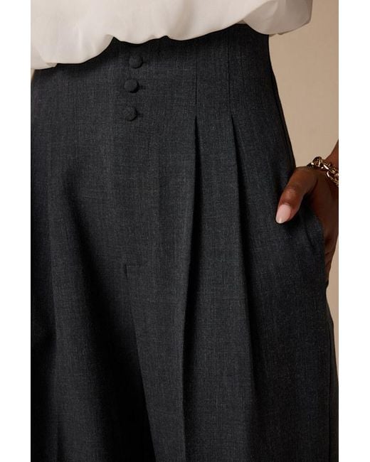 Lulus Natural Rina Pleated High-Rise Trousers
