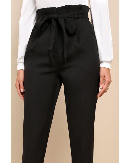 Lulus Natural With Confidence Paper Bag Waist Pants