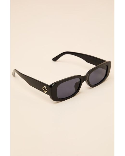 Lulus Brown Randi Square Sunglasses