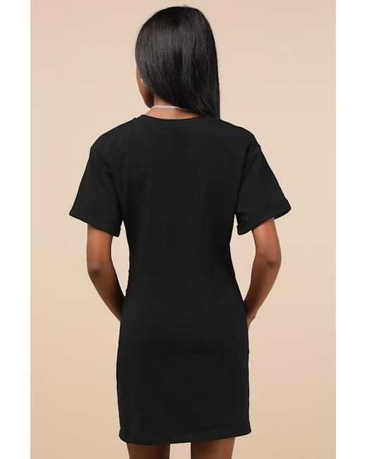 Lulus Natural Effortless Approach Ruched Short Sleeve Mini Dress