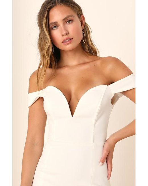 Lulus Natural Idyllic Perfection Plunge Sleeveless Mermaid Maxi Dress