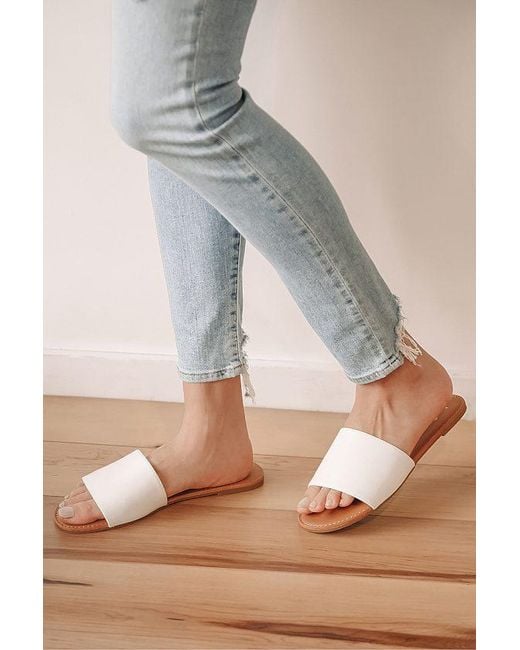 Lulus Brown Addison Slide Sandals