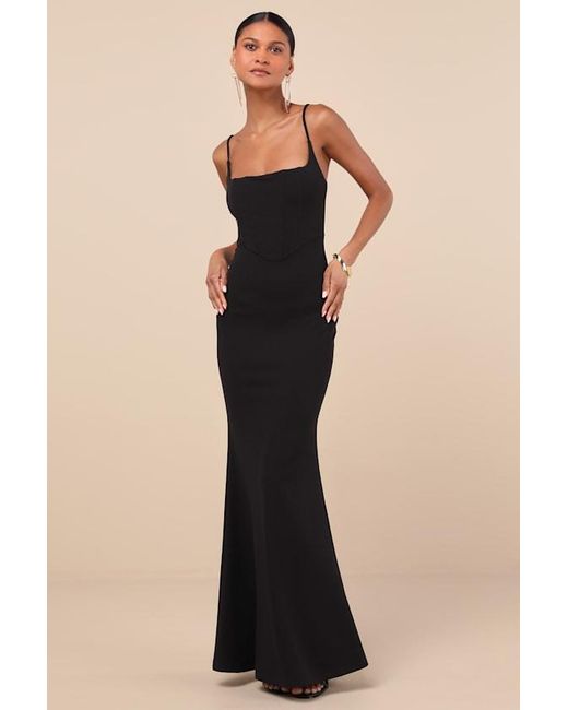 Lulus Natural Imre Sleeveless Mermaid Maxi Dress