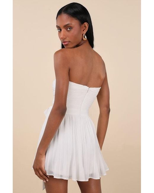 Lulus Natural Seriously Sensational Strapless Romper