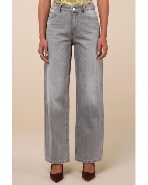 Rolla's Natural Kate Mid-Rise Baggy Jeans