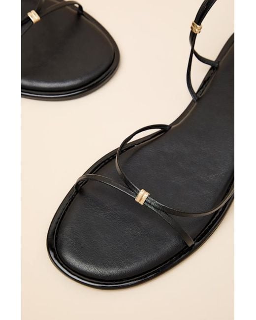 Lulus Natural Emory Lace-Up Sandals