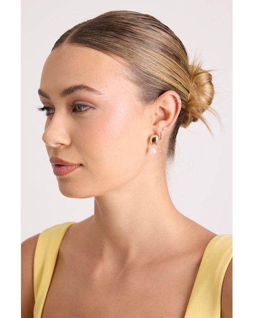 Lulus Natural Afina Pearl Three-Piece Earring Set